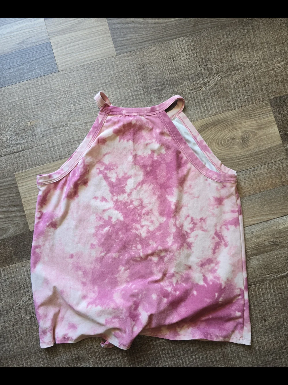 Tie-Dye Pink Halter Tank Top — Love, Fire